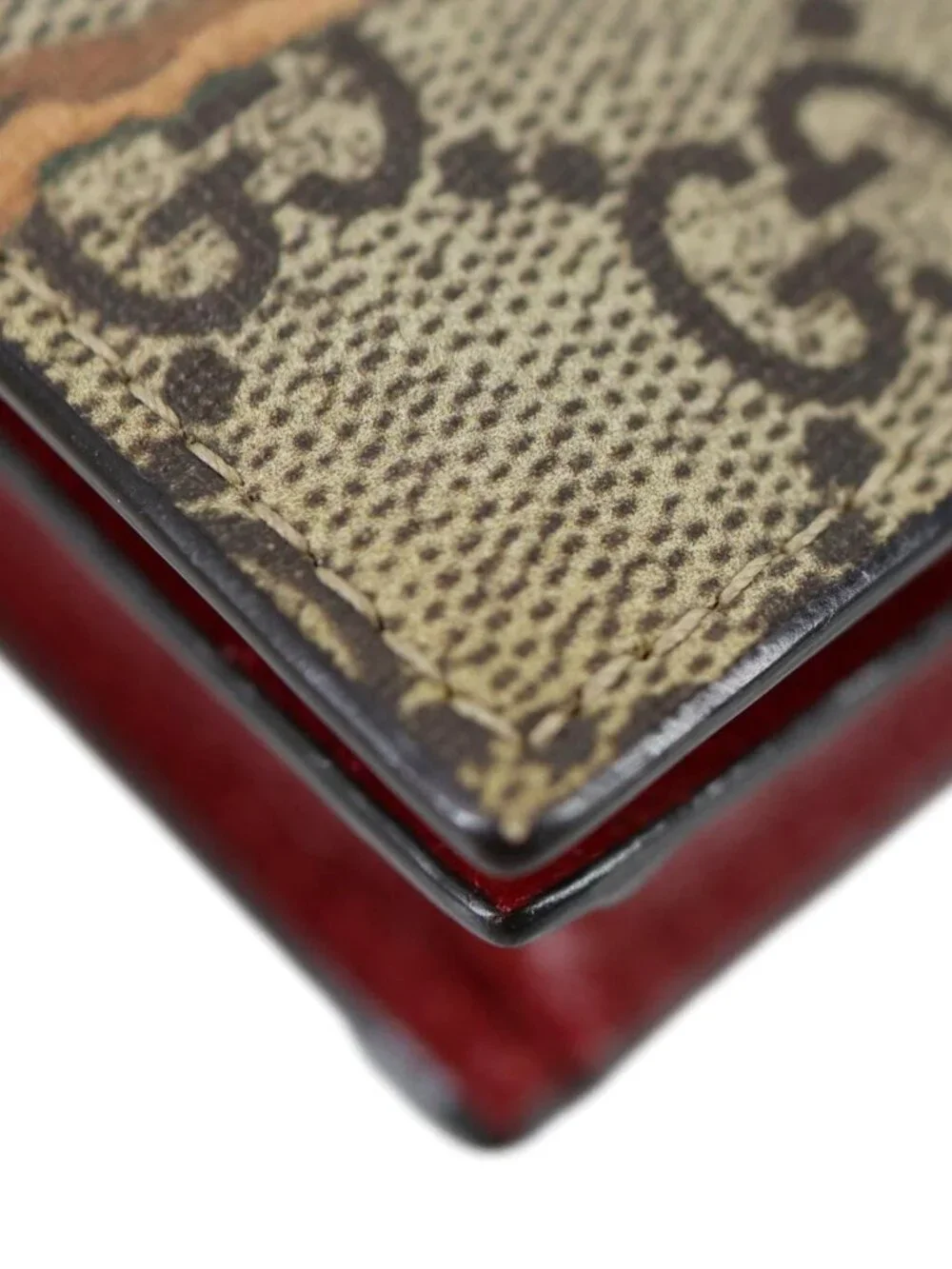 Gucci  Tian Print GG Supreme Canvas Wallet Beige 474570